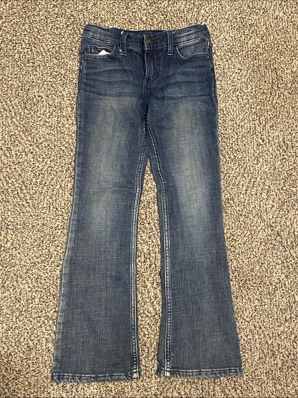 GUC Wrangler Girls 10R Blue Bootcut Jeans